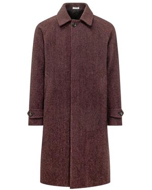 BRERAS Milano Single-Breasted Coats - Morado