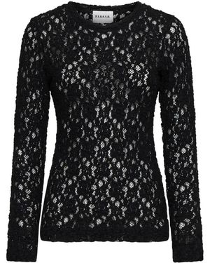 P.A.R.O.S.H. Long Sleeve Tops - Black