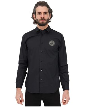 Versace Jeans Couture Casual Shirts - Black