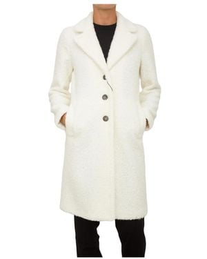 Marella Single-Breasted Coats - White