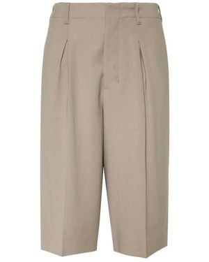 Ami Paris Long Shorts - Grey