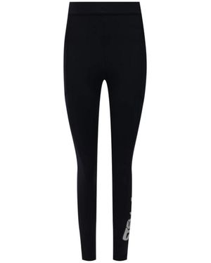 Stella McCartney Leggings Deportivos De Cintura Alta Con Logo Estampado, Mujer, Talla - Negro