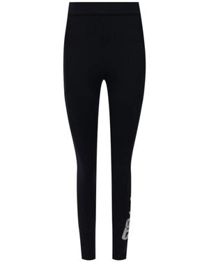 Stella McCartney Leggings Deportivos De Cintura Alta Con Logo Estampado, Mujer, Talla - Negro