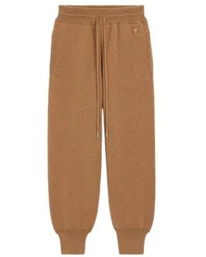 Ami Paris Joggers - Brown