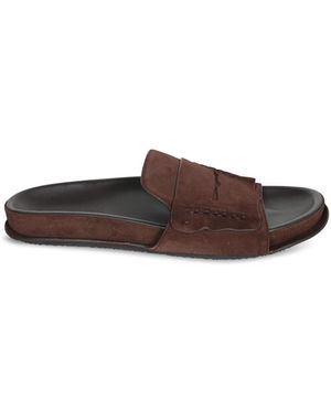 Jacquemus Sliders - Marrone