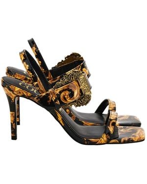 Versace Jeans Couture High Heel Sandals - Brown