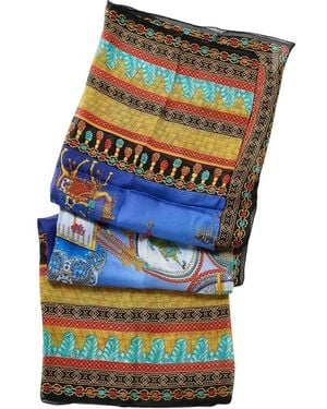 Versace Silky Scarves - Blue