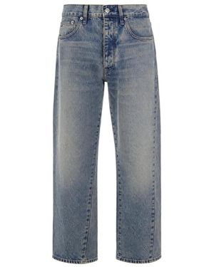 sunflower Jeans ,Blauw ,Katoen Wide Twist Jeans