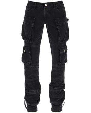 The Attico Slim-Fit Jeans - Negro