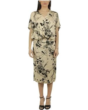 Semicouture Midi Dresses - Green