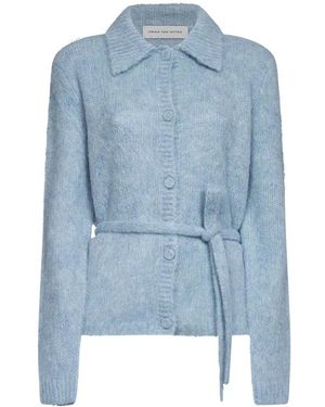 Dries Van Noten Cardigans - Bleu