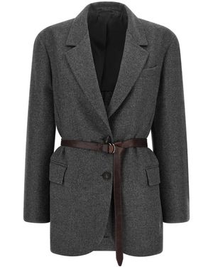 Brunello Cucinelli Blazers - Negro