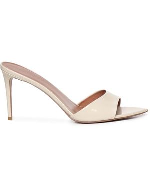 Giuliano Galiano Heeled Mules - Blanco