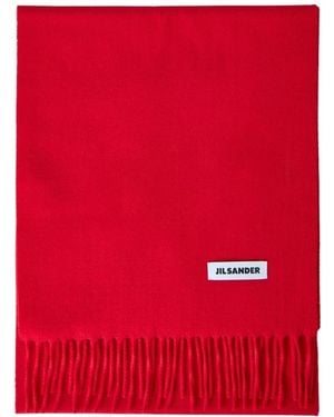 Jil Sander Winter Scarves - Rosso