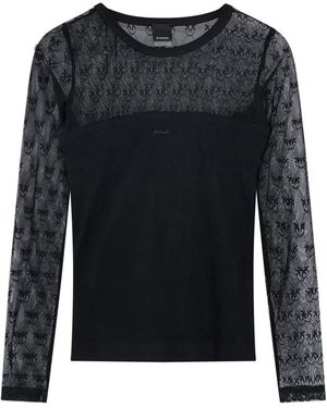 Pinko Long Sleeve Tops - Negro