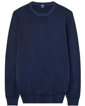 Fedeli Round-Neck Knitwear - Azul
