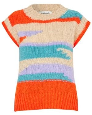 Lolly's Laundry Rote Strickweste - Orange