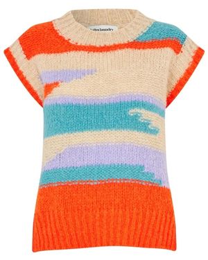 Lolly's Laundry Round-Neck Knitwear - Orange
