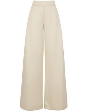 D.exterior Wide Trousers - Natural