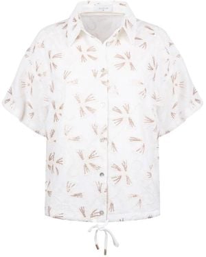 Nukus Britt Blouse Borduurwerk - Wit