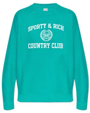 Sporty & Rich Sweatshirts - Blauw