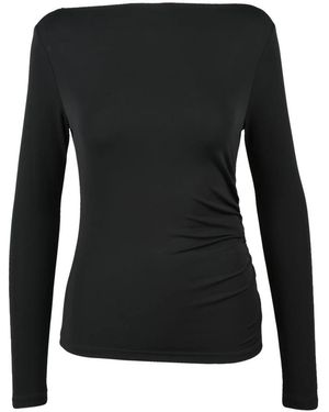 Max Mara Long Sleeve Tops - Black