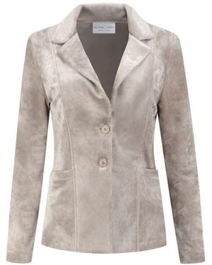 Helena Hart Kurzes Samtkleid 7424Uni Sand - Grau