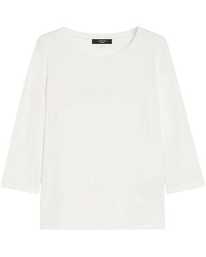 Weekend by Maxmara Long Sleeve Tops - White