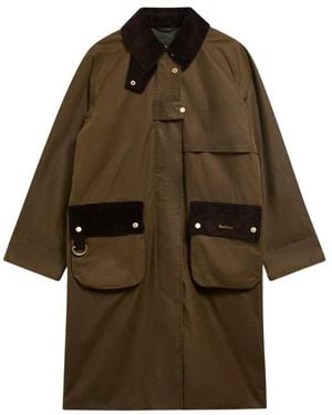 Barbour Kirklees Wachsjacke - Braun