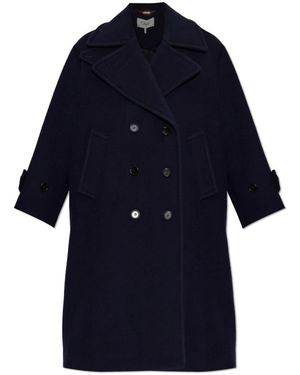 Chloé Double-Breasted Coats - Azul
