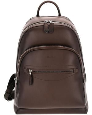 Santoni Backpacks - Marrone