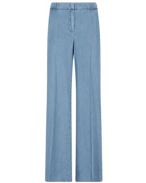 Kiltie Broeken ,Blauw ,Andrea Broek