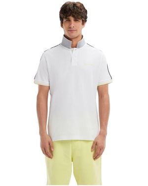 Eden Park Kurzärmeliges Poloshirt - Weiß