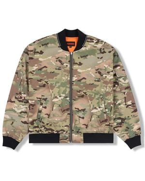Pleasures Gem Camo Bomber - Groen