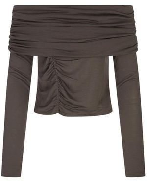 Alohas Long Sleeve Tops - Grey