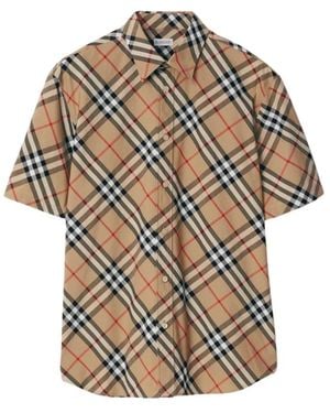Burberry Short Sleeve Shirts - Neutro