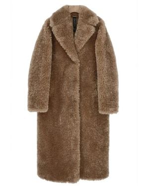 Notyz Faux Fur & Shearling Jackets - Brown