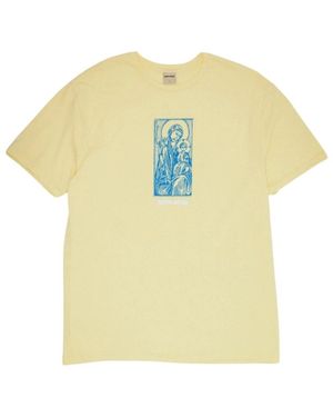 Fa Tops ,Geel ,Katoen Hate The Pain Away Tee