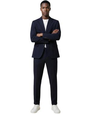 MULISH Single Breasted Suits - Black