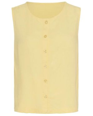 Kaffe Sleeveless Tops - Geel