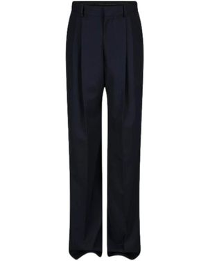 Dries Van Noten Wide Trousers - Blue