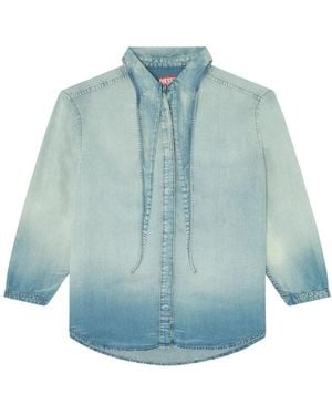 DIESEL Denim Shirts - Blu