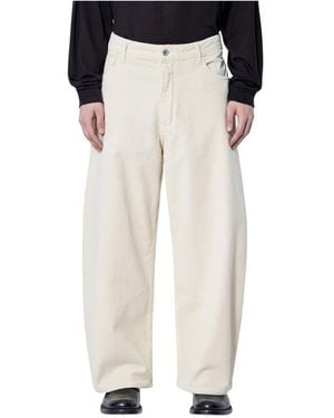 Studio Nicholson Wide Trousers - Blanco