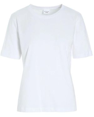 Bitte Kai Rand Tops ,Wit ,Katoen Osaka Katoenen T-Shirt