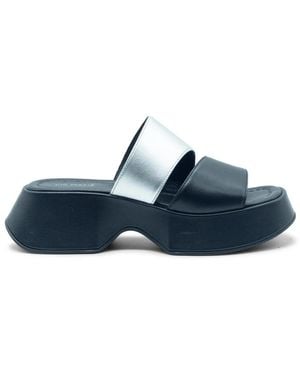 Vic Matié Mini Yoko Sandal Hoofdbanden Zwart Zilver - Blauw