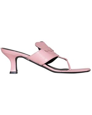 Silvian Heach Heeled Mules - Rosa