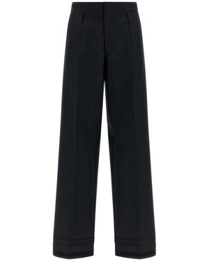 Maison Margiela Wide Trousers - Negro