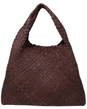 Plinio Visona' Tote Bags - Marron