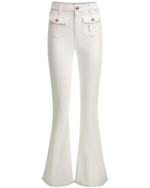 Guess Wide Trousers - Blanc