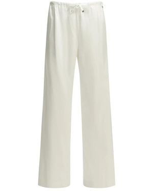 Herno Wide Trousers - Blanc